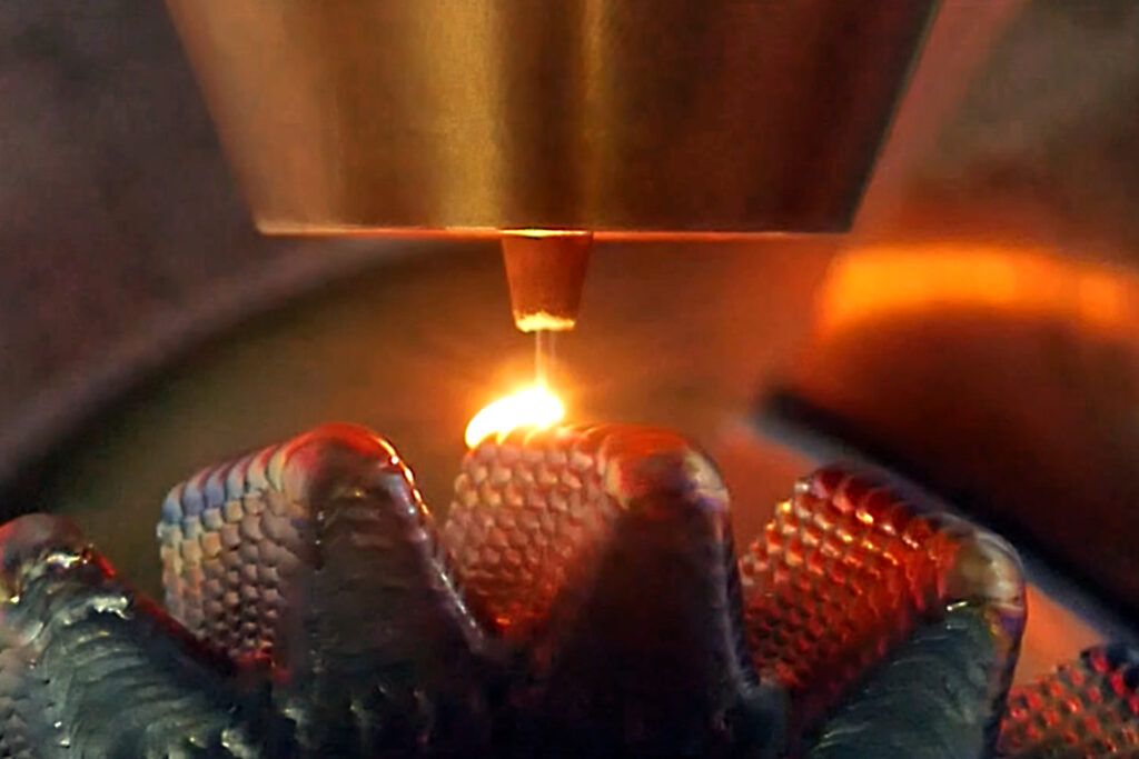 Additive manufacturing of a gear wheel