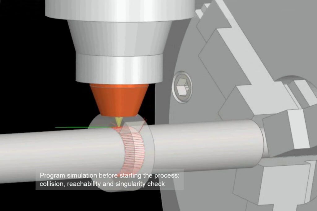 Creation of tool paths with CAM software