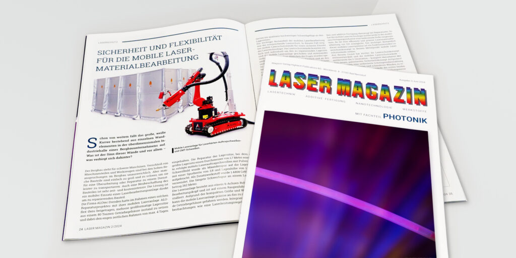 Our laser protection concept in LASER MAGAZIN 2/2024