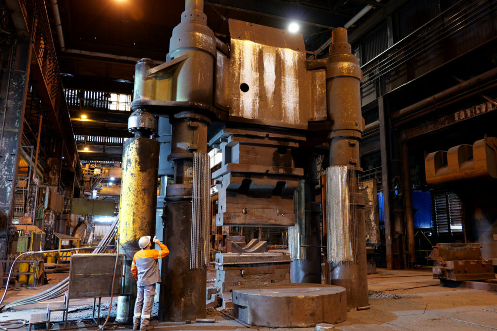 Open-die forging press