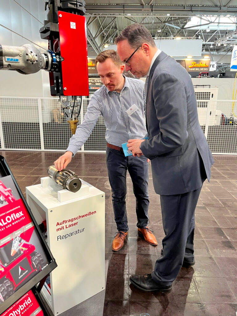 Visit from the Saxon Minister of Economic Affairs Dirk Panter