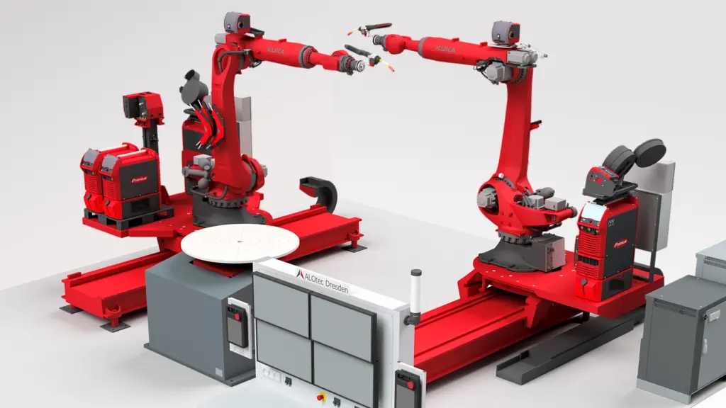 2 kollaborierende Roboter