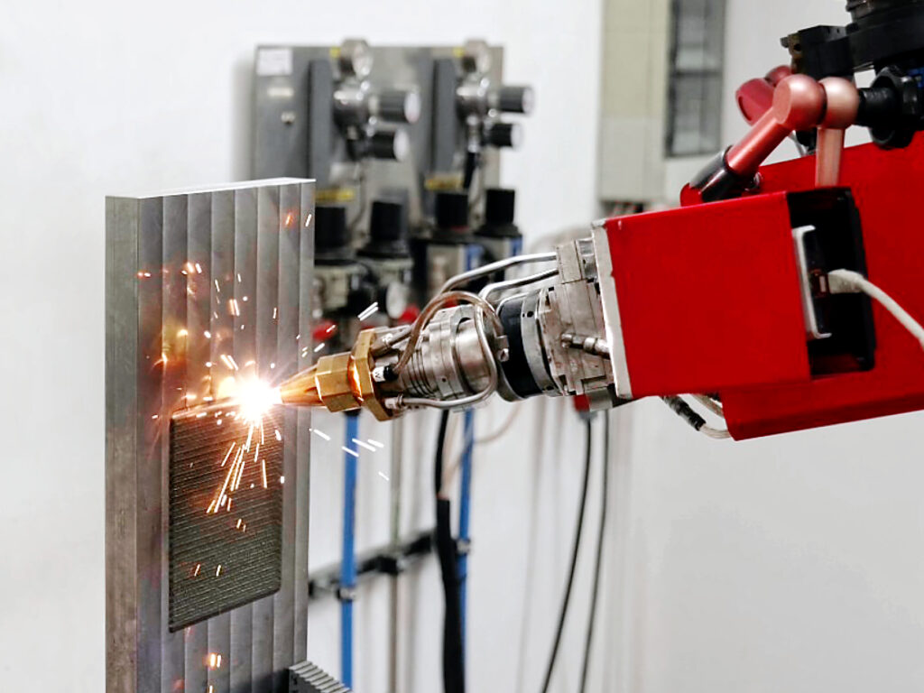 Process: Laser cladding with powder