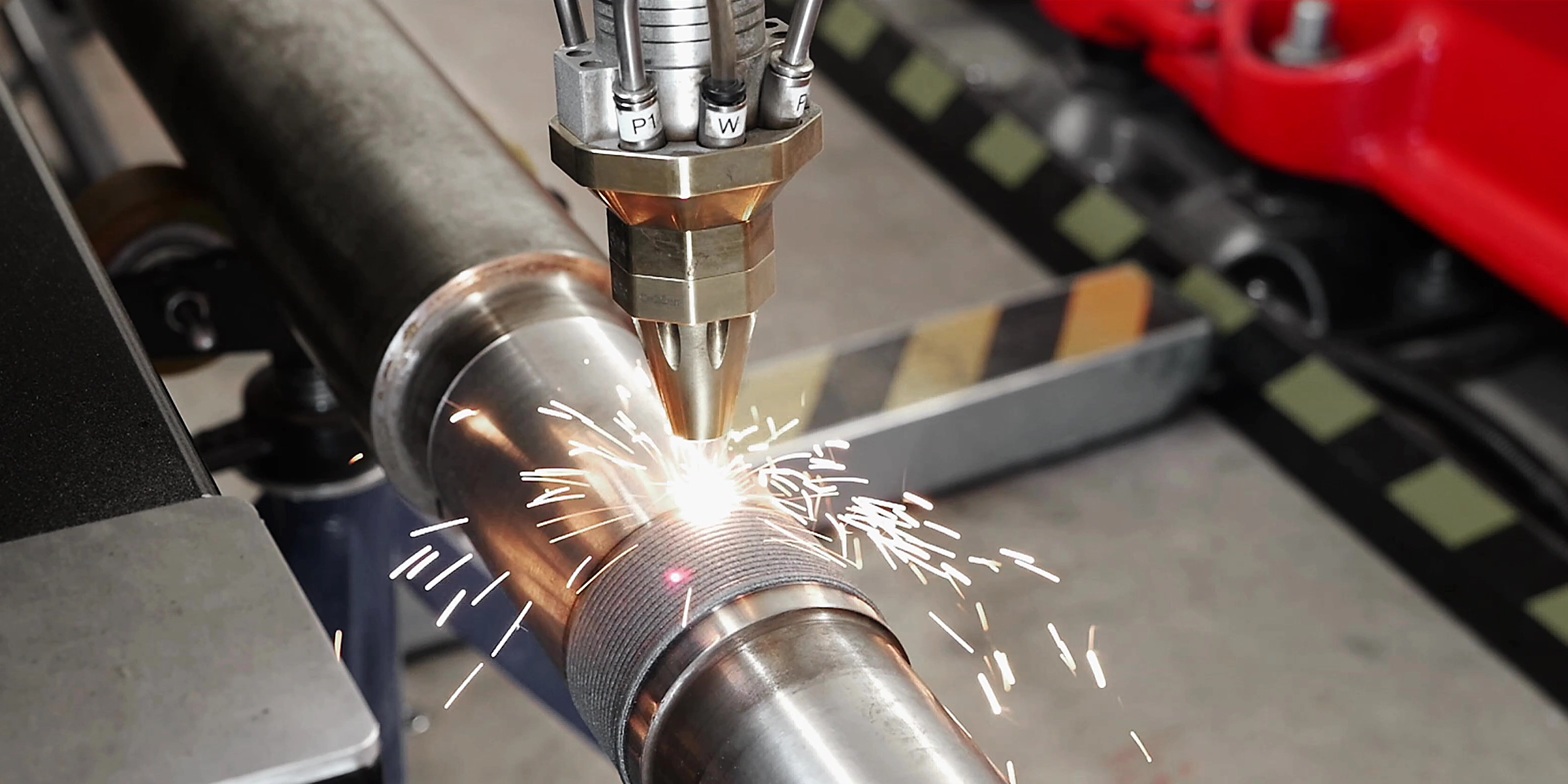 Instandsetzung einer Welle mit Auftragschweißen