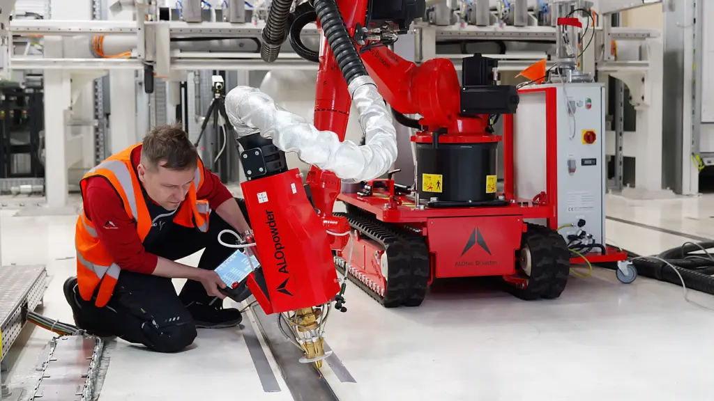 Roboter teachen und Prozessparameter setzen