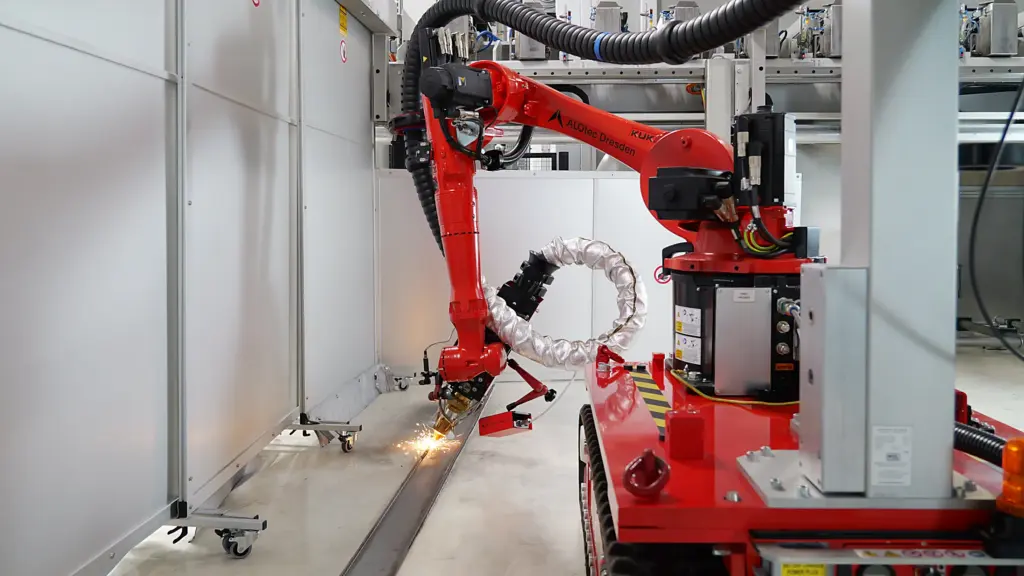 Bearbeitung direkt an der Schiene im Presswerk